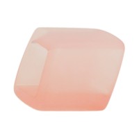 GALLAY Jewellery - Schmuck und Dekoration - Tuchring 45x36x18mm Sechseck rosa-transparent matt Kunststoff