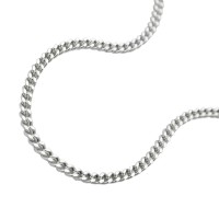 GALLAY Jewellery - Schmuck und Dekoration - Kette 1,4mm Flachpanzerkette 2x diamantiert Silber 925 50cm