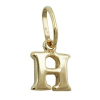 GALLAY Jewellery - Schmuck und Dekoration - Anhänger 8x7mm Buchstabe H glänzend 9Kt GOLD