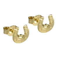 GALLAY Jewellery - Schmuck und Dekoration - Ohrstecker Ohrring 6x6mm Hufeisen glänzend 9Kt GOLD