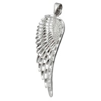 GALLAY Jewellery - Jewellery and decoration - Anhänger 37x12mm Flügel diamantiert rhodiniert Silber 925