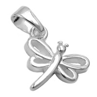 GALLAY Jewellery - Schmuck und Dekoration - Anhänger 11x12mm Libelle glänzend Silber 925