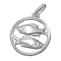 GALLAY Jewellery - Jewellery and decoration - Anhänger 15mm Sternzeichen Fische Silber 925