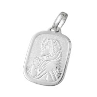 GALLAY Jewellery - Schmuck und Dekoration - Anhänger 21x15mm Maria mit Jesuskind Silber 925
